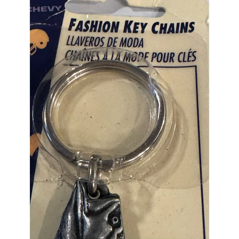 The Hillman Group Bass Fish Keychain Pewter Tone Metal Fishing Gift USA 710851